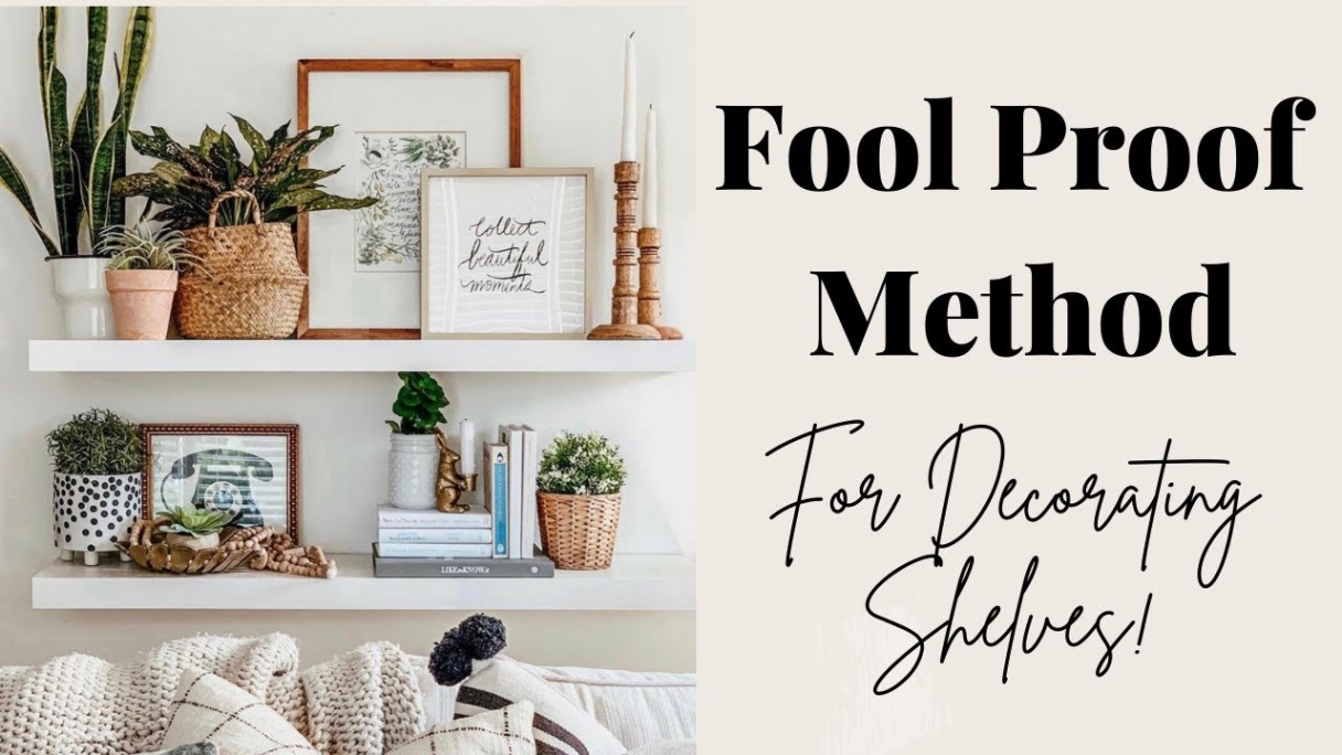 decor for wall shelves Niche Utama Home Fool Proof method For Decorating Your Shelves  Home Decor Tips  Floating  Shelf Decor