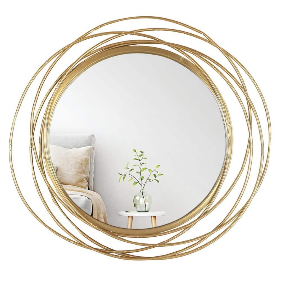 Reflect Your Style With Chic Circle Mirror Wall Decor For A Trendy Touch!