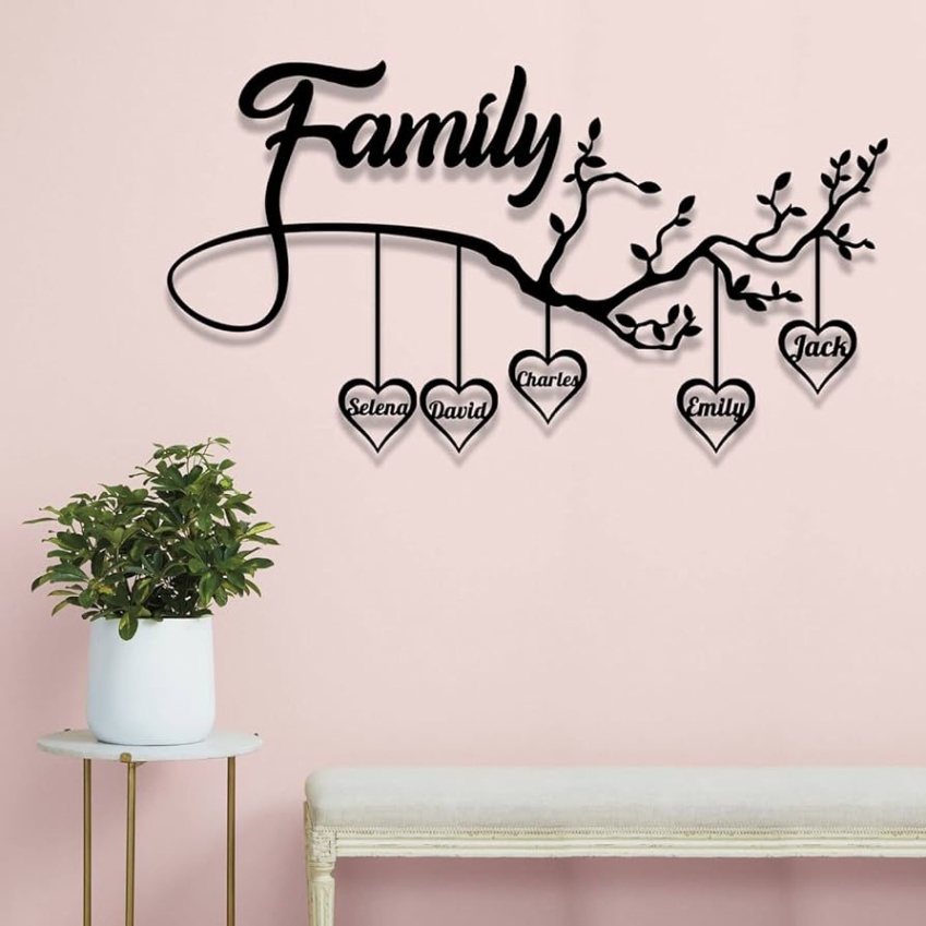 Spruce Up Your Space With Stylish Family Wall Decor