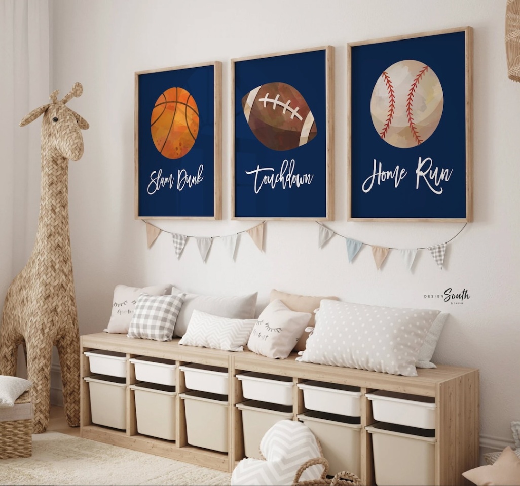 Score Big With Stylish Sports Wall Art For Your Home!